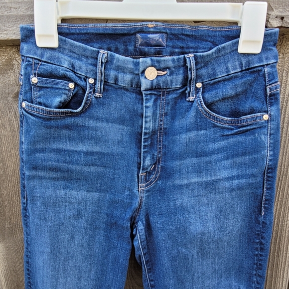 MOTHER Looker High Waist Skinny Jeans Faster 27 - Picture 4 of 14